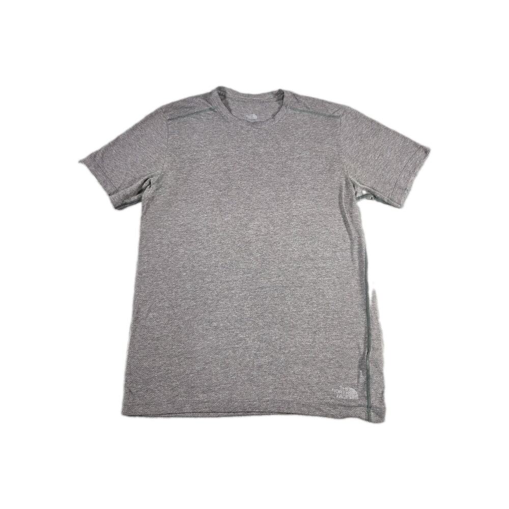 The North Face Athletic Shirt Mens Sz S Gray Performance Hiking Outdoors Tee C2